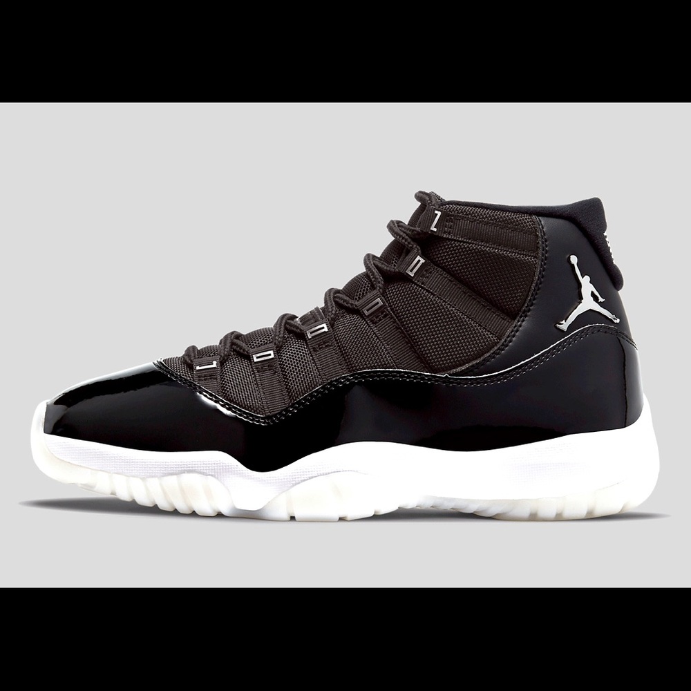 Jubilee Black Silver Air Jordan 11s
